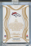 2025 Bo Nix Panini Flawless HOLO SILVER DIAMOND 02/15 #17 Denver Broncos