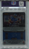 2023 Sam LaPorta Panini Plates & Patches ROOKIE STEEL SIGNATURES AUTO 215/300 AUTOGRAPH RC PSA 9 #RSSSAM Detroit Lions 7864