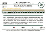2024 Max Schuemann Topps Update Series ROOKIE SKELTON 04/50 RC #US220 Oakland A's