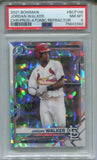 2021 Jordan Walker Bowman Chrome PROSPECT ATOMIC REFRACTOR PSA 8 #BCP146 St. Louis Cardinals 3382