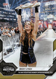 2026 Becky Lynch Topps Now Wrestlemania 42 Vegas Gold Parallel 46/50 #40 Monday Night Raw