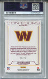 2024 Jayden Daniels Panini Phoenix ROOKIE CONTOURS GREEN 19/25 RC PSA 10 #CON-JDS Washington Commanders 5306