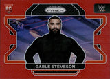 2022 Gable Steveson Panini Prizm WWE ROOKIE RED 074/299 RC #23 Monday Night Raw