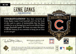 2006 Ernie Banks Upper Deck SP Legendary Cuts BASEBALL CHRONOLOGY JERSEY RELIC #BC-EB Chicago Cubs HOF