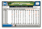 2008 Frank Thomas Topps Chrome BLUE REFRACTOR #168 Toronto Blue Jays HOF