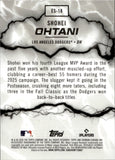 2026 Shohei Ohtani Bowman Chrome Mega Box MOJO REFRACTOR ELECTRIC SLUGGERS #ES-18 Los Angeles Dodgers