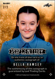 2025 Bella Ramsey Leaf Pop Century BLUE ICE AUTO 2/3 AUTOGRAPH #BA-BR1 The Last of Us