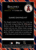 2019 Shohei Ohtani Topps Update Series PLAYER HIGHLIGHTS #SO-9 Anaheim Angels