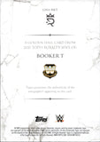 2025 Booker T Topps Royalty WWE BLUE FOIL GOLDEN HALL AUTO 19/25 AUTOGRAPH #GHA-BKT WWE HOF