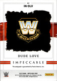 2023 Dude Love Panini Impeccable INDELIBLE INK AUTO 22/75 AUTOGRAPH #IN-DLV WWE Legend