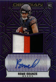 2024 Rome Odunze Panini Obsidian PURPLE ROOKIE PATCH AUTO 45/49 AUTOGRAPH RELIC #RJJ-ROE Chicago Bears
