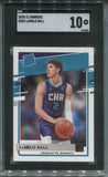 2020-21 LaMelo Ball Panini Donruss RATED ROOKIE RC SGC 10 #202 Charlotte Hornets 3350