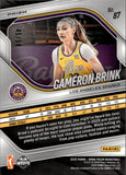 2025 Cameron Brink Panini Prizm WNBA PURPLE VELOCITY 45/59 #87 Los Angeles Sparks