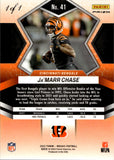 2022 Ja'Marr Chase Panini Mosaic No Huddle BLACK 1/1 ONE OF ONE #41 Cincinnati Bengals