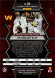 2023 Jahan Dotson Panini Mosaic GOLD JERSEY NUMBER 01/10 #245 Washington Commanders