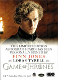 2022 Finn Jones as Loras Tyrell Rittenhouse Game of Thrones The Complete Series 2 FULL BLEED AUTO AUTOGRAPH #_FIJO 2