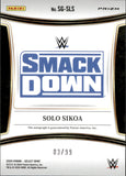 2024 Solo Sikoa Panini Select WWE RED AUTO 03/99 AUTOGRAPH RC #SG-SLS Friday Night Smackdown