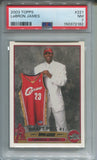 2003-04 LeBron James Topps ROOKIE RC PSA 7 #221 Cleveland Cavaliers 2182