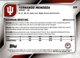 2025 Fernando Mendoza Bowman University Chrome 1ST BOWMAN ROOKIE RC #109 Las Vegas Raiders 1