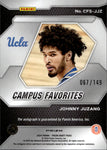 2024 Johnny Juzang Panini Prizm Draft CAMPUS FAVORITES BLUE AUTO 67/149 UCLA #CFS-JJZ