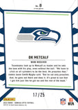 2023 DK Metcalf Panini Donruss Optic MY HOUSE BLACK PANDORA PRIZM 17/25 #8 Seattle Seahawks