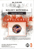 2025 Kelsey Mitchell Panini Impeccable WNBA ELEGANCE JERSEY AUTO 68/99 AUTOGRAPH RELIC #EJA-KM Indiana Fever