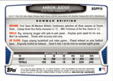 2013 Aaron Judge Bowman ROOKIE RC #BDPP19 New York Yankees 1