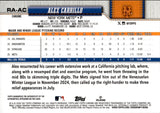 2026 Alex Carrillo Topps Chrome ROOKIE GOLD RAYWAVE AUTO 15/50 AUTOGRAPH RC #RA-AC New York Mets