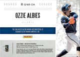 2020 Ozzie Albies Panini Absolute GRIP IT-N-RIP IT DUAL BATTING GLOVES 126/145 RELIC #GNR-OA Atlanta Braves