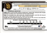 2024 Jackson Merrill Bowman Chrome REFRACTOR ROOKIE AUTO 301/499 AUTOGRAPH RC #CRA-JM San Diego Padres