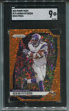 2024 Adrian Peterson Panini Prizm ORANGE DISCO PRIZM SGC 9 #191 Minnesota Vikings 3037