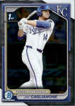 2024 Jac Caglianone Bowman Draft Chrome 1ST BOWMAN PROSPECT #BDC-8 Kansas City Royals 2