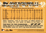 2023 Adley Rutschman Topps ROOKIE 1988 DESIGN BLUE RC #T88-69 Baltimore Orioles