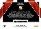 2022 John "Bradshaw" Layfield Panini Impeccable IMMORTAL INK AUTO 46/99 AUTOGRAPH #IM-JBL WWE Legend