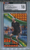 2025 Taylor Fritz Topps Chrome ORANGE GEOMETRIC REFRACTOR 22/25 CGC 10 #5 Tennis 0002