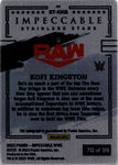 2023 Kofi Kingston Panini Impeccable WWE STAINLESS STARS AUTO 70/99 AUTOGRAPH #EM-KKG Friday Night Smackdown