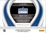 2023 Jimmy Uso Panini Immaculate WWE PREMIUM JUMBO SHIRT RELIC AUTO 86/99 AUTOGRAPH RELIC #PM-JMU Friday Night Smackdown