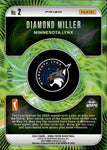 2024 Diamond Miller Panini Prizm WNBA FRACTAL ORANGE PULSAR 60/75 #2 Minnesota Lynx
