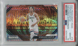 2024-25 Stephon Castle Panini Prizm Draft Picks HYPER PRIZM FIREWORKS ROOKIE RC PSA 10 #19 San Antonio Spurs 3932