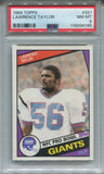 1984 Lawrence Taylor Topps PRO BOWL PSA 8 #321 New York Giants HOF 4145