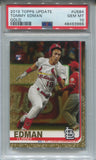 2019 Tommy Edman Topps Update GOLD ROOKIE 1821/2019 RC PSA 10 #US84 St. Louis Cardinals 3966