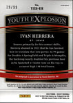 2022 Ivan Herrera Panini Select YOUTH EXPLOSION AUTO 19/99 AUTOGRAPH #YES-IH St. Louis Cardinals