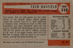 1954 Fred Hatfield Bowman #119 Detroit Tigers BV $15