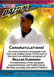 2024 Brailer Guerrero Leaf Vivid YELLOW ICE DAZZLING PERFORMERS AUTO 05/10 AUTOGRAPH #DP-BG1 Tampa Bay Rays