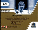 2003-04 Dirk Nowitzki Fleer Authentix RIPPED JERSEY RELIC #JA-DN Dallas Mavericks