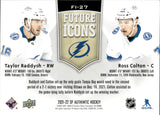 2021-22 Taylor Raddysh Ross Colton Upper Deck SP Authentic FUTURE ICONS 224/399 #FI-27 Tampa Bay Lightning