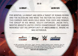 2026 LA Knight Jacob Fatu Topps Cosmic Chrome WWE ORANGE RAYWAVE 24/25 GALACTIC SHOWDOWN #GS-9 Monday Night Raw