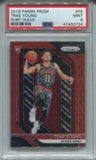 2018-19 Trae Young Panini Prizm RUBY WAVE ROOKIE RC PSA 9 #78 Atlanta Hawks 0724