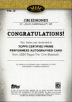 2024 Jim Edmonds Topps Tier One PRIME PERFORMERS AUTO 25/49 AUTOGRAPH #PPA-JE St. Louis Cardinals
