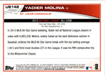 2013 Yadier Molina Topps Update SP PHOTO VARIATION #US142 St. Louis Cardinals